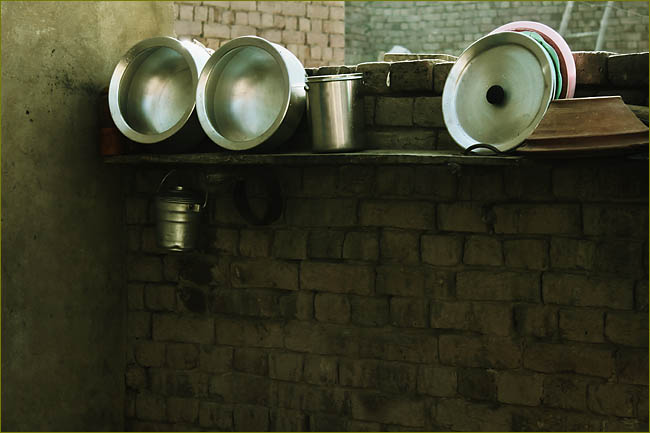 WALL OF A VILLAGE HOUSE