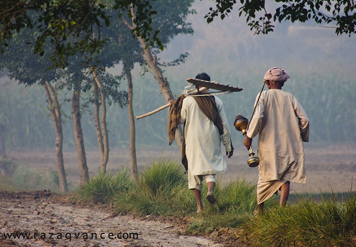 End Of Another Day In The Life Of Farmers In Asia