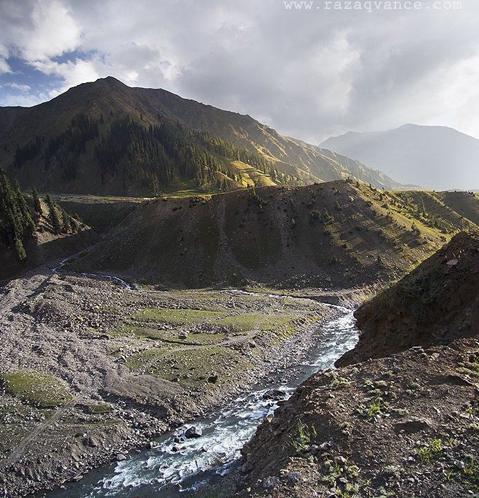 Magic Of Light On Mountain Slopes In Naran Valley Pakistan