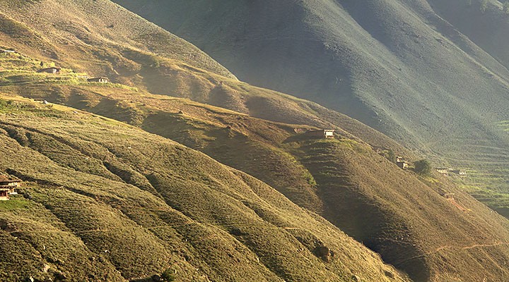 Morning Light On A Mountain Ridge In Naran Valley Pakistan
