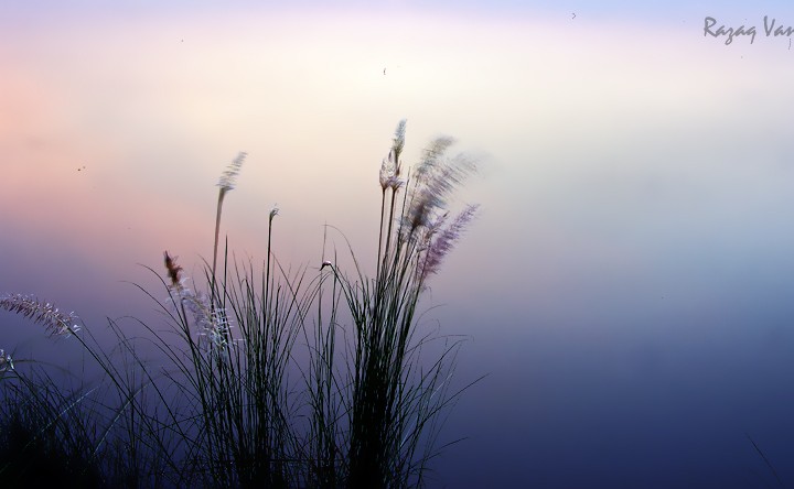 Beauty Of Sunrise And Sunset On A River Side