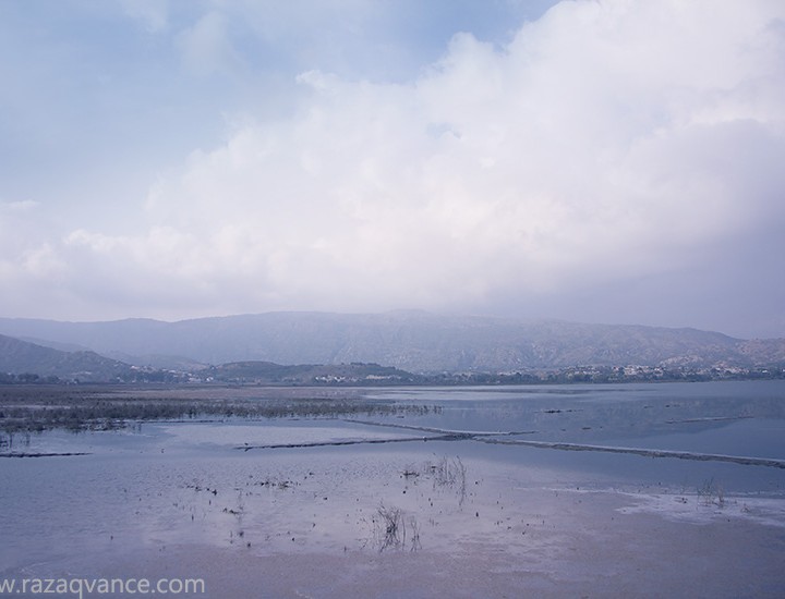 Landscape Beauty Of lake Uchhali In Soon Valley Pakistan