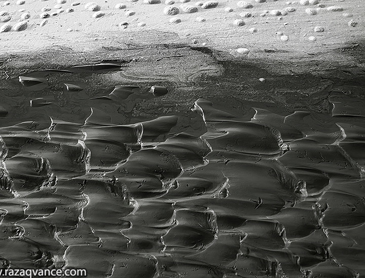 Rhythmic Beauty Of Patterns On A Riverbank
