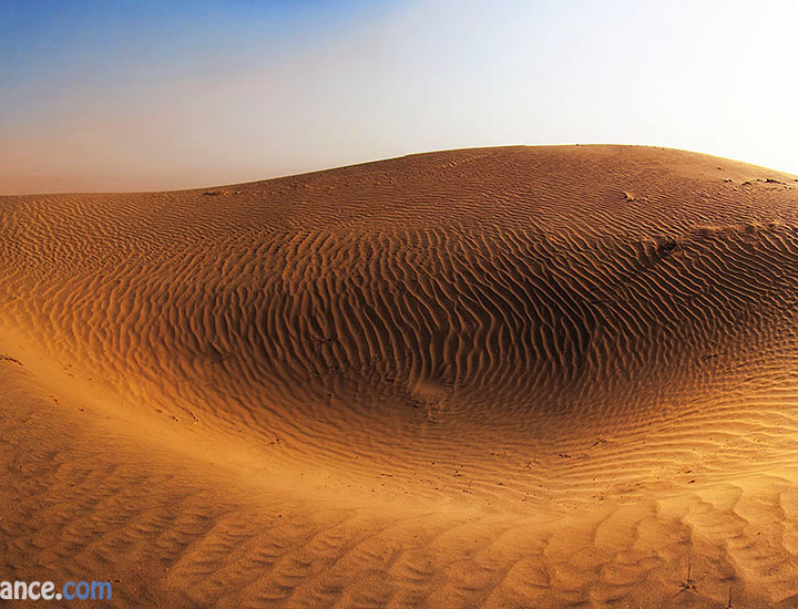 Dramatic Evening Light In Thal Desert