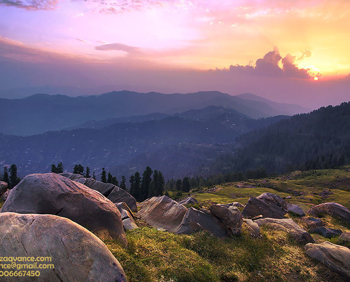 BEAUTY OF LIGHT AND LAND AT TOOLI PEER MEADOWS IN KASHMIR