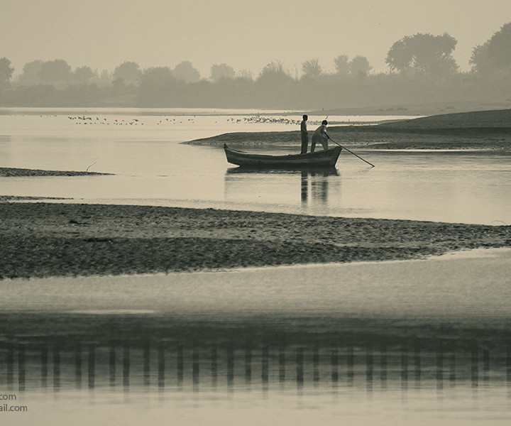 Landscape Photography and Life Of Fisherman On a Riverside