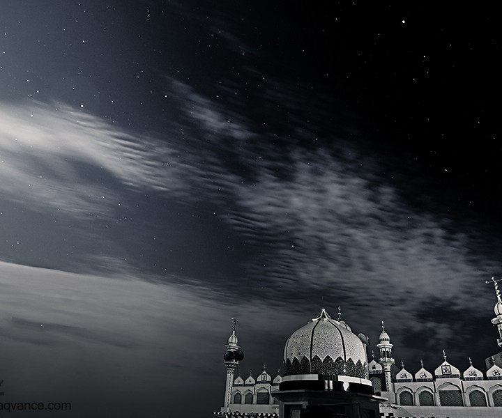 Beauty Of Moon-lit Night in the Month of July After Rainy Days