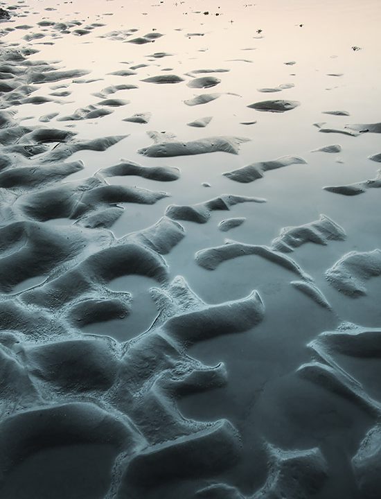 Splendid Beauty of Patterns on a River Bank